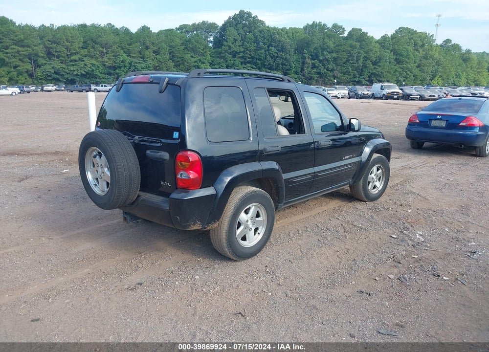 2003 JEEP LIBERTY LIMITED EDITION VIN: 1J4GL58K43W606891