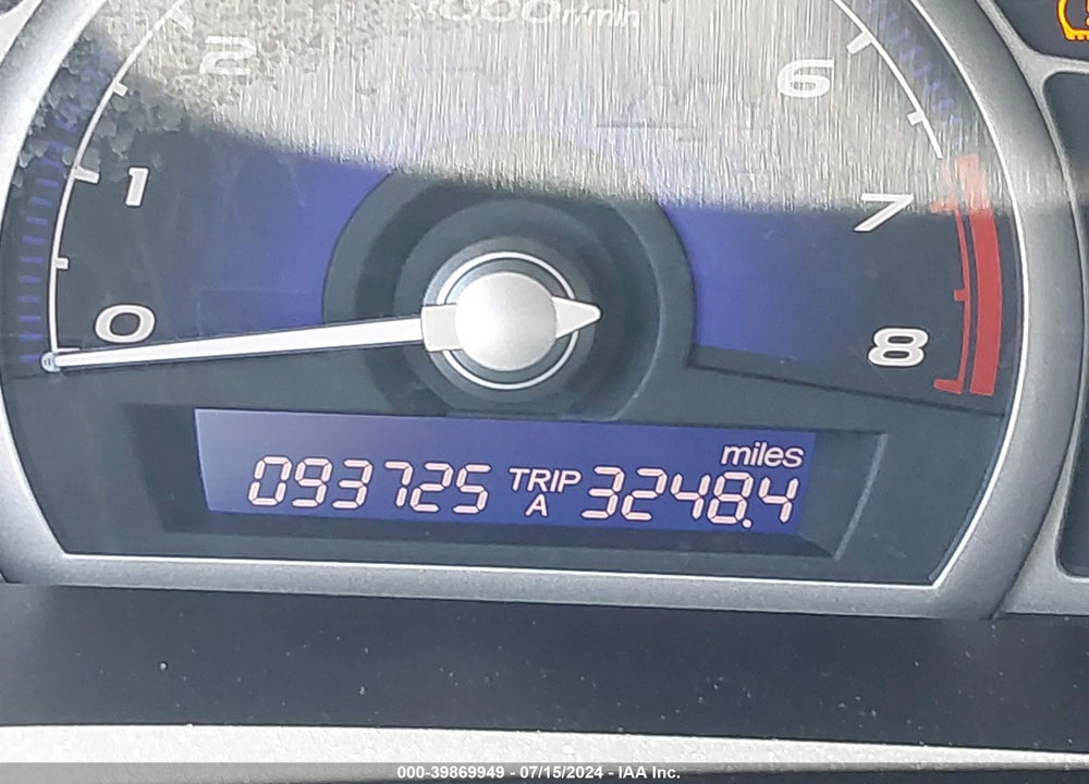 2008 HONDA CIVIC LX VIN: 2HGFA16578H527476