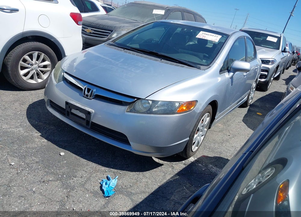 2008 HONDA CIVIC LX VIN: 2HGFA16578H527476