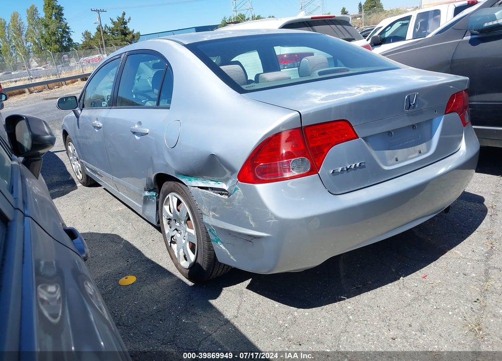 2008 HONDA CIVIC LX VIN: 2HGFA16578H527476