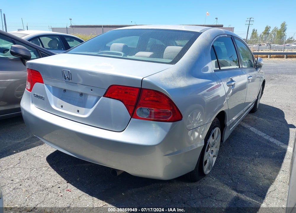 2008 HONDA CIVIC LX VIN: 2HGFA16578H527476