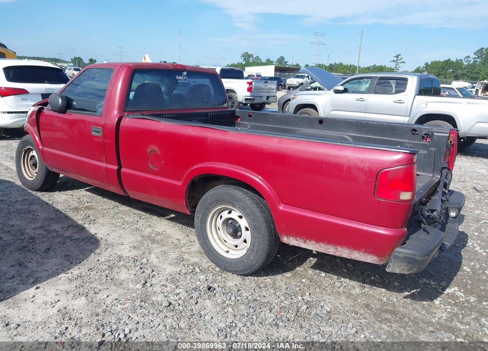 2003 CHEVROLET S TRUCK VIN: 1GCCS14X838198899