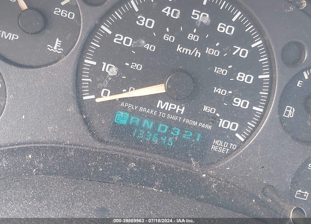 2003 CHEVROLET S TRUCK VIN: 1GCCS14X838198899
