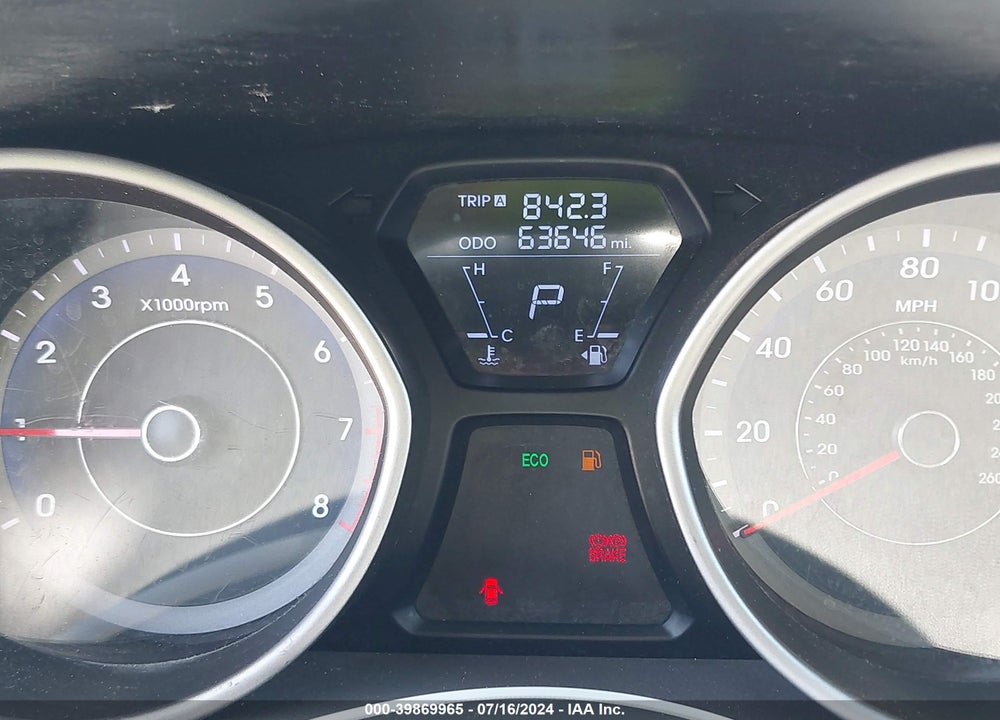 2013 HYUNDAI ELANTRA GLS (ULSAN PLANT) VIN: KMHDH4AE6DU923251