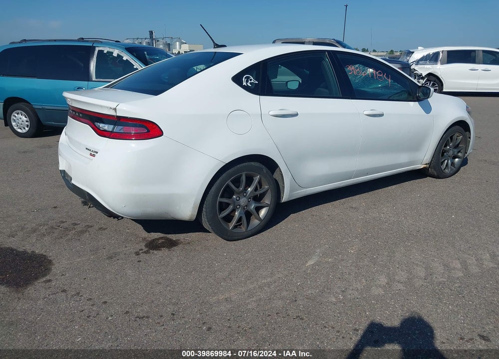 2014 DODGE DART SXT VIN: 1C3CDFBB6ED673124