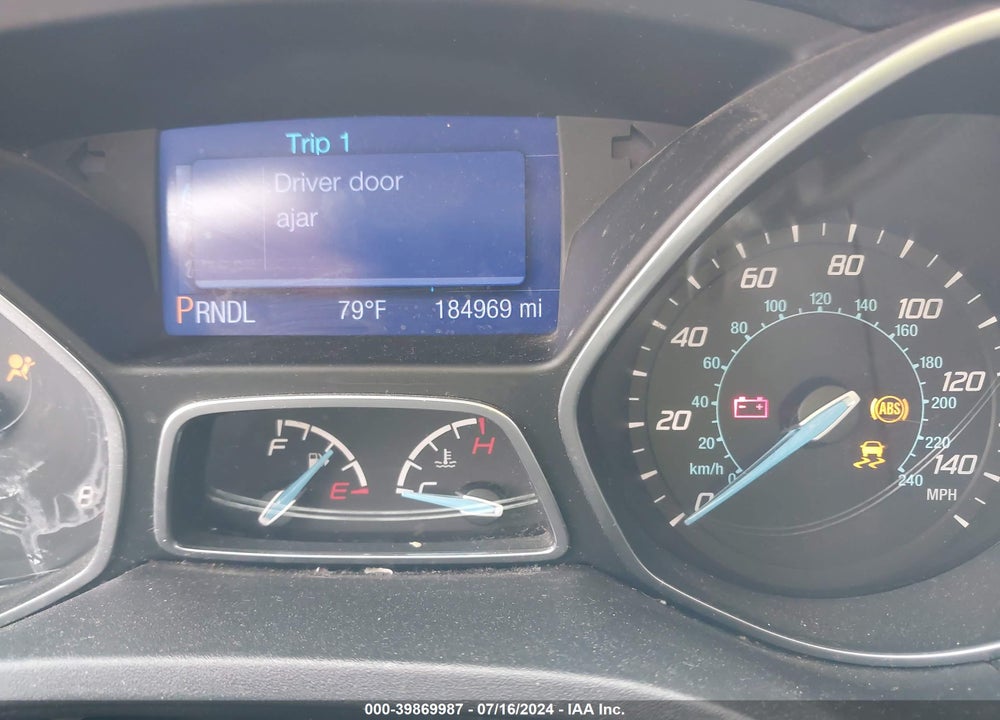 2013 FORD FOCUS SE VIN: 1FADP3K2XDL226652
