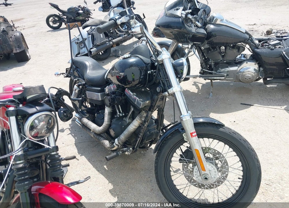 2012 HARLEY-DAVIDSON FXDB DYNA STREET BOB VIN: 5HD1GX4A6CC322728
