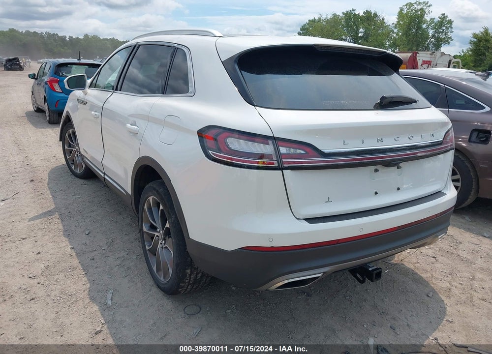 2021 LINCOLN NAUTILUS RESERVE VIN: 2LMPJ8K9XMBL11199