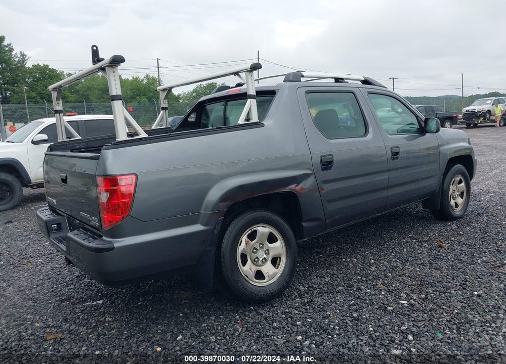 2011 HONDA RIDGELINE RT VIN: 5FPYK1F20BB010521