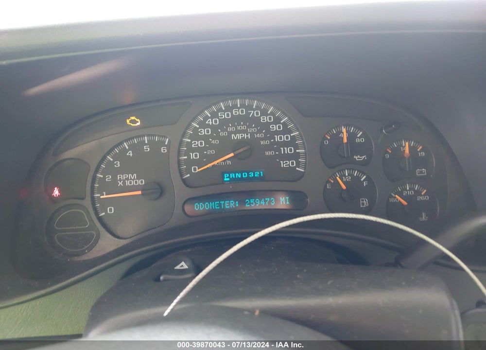 2003 CHEVROLET SILVERADO 1500 LS VIN: 2GCEC19VX31269553