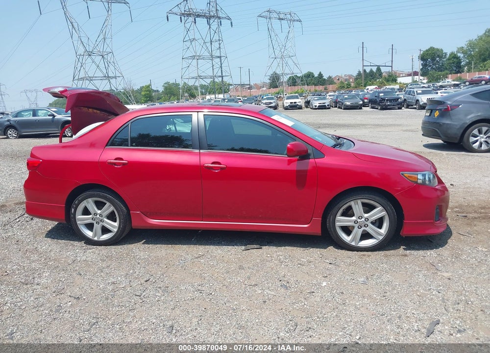 2013 TOYOTA COROLLA S VIN: 2T1BU4EE3DC968999
