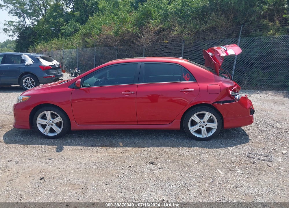2013 TOYOTA COROLLA S VIN: 2T1BU4EE3DC968999