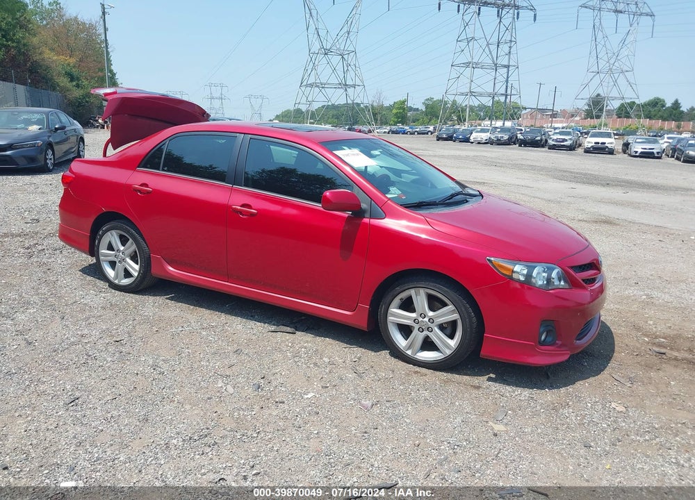2013 TOYOTA COROLLA S VIN: 2T1BU4EE3DC968999