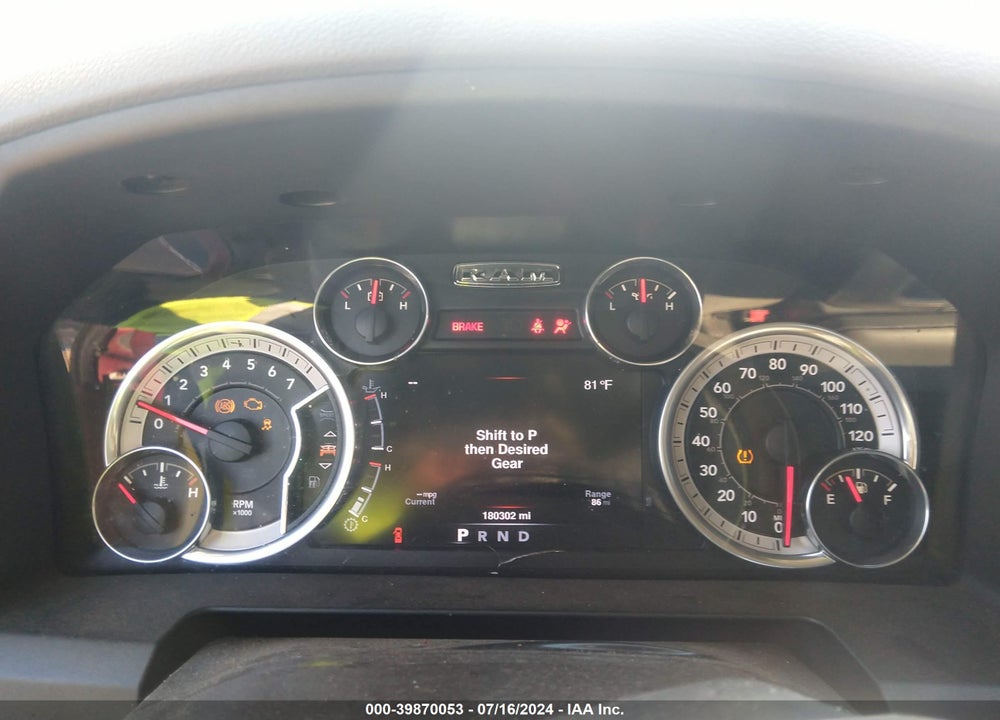 2016 RAM 1500 BIG HORN VIN: 1C6RR7TT5GS295954