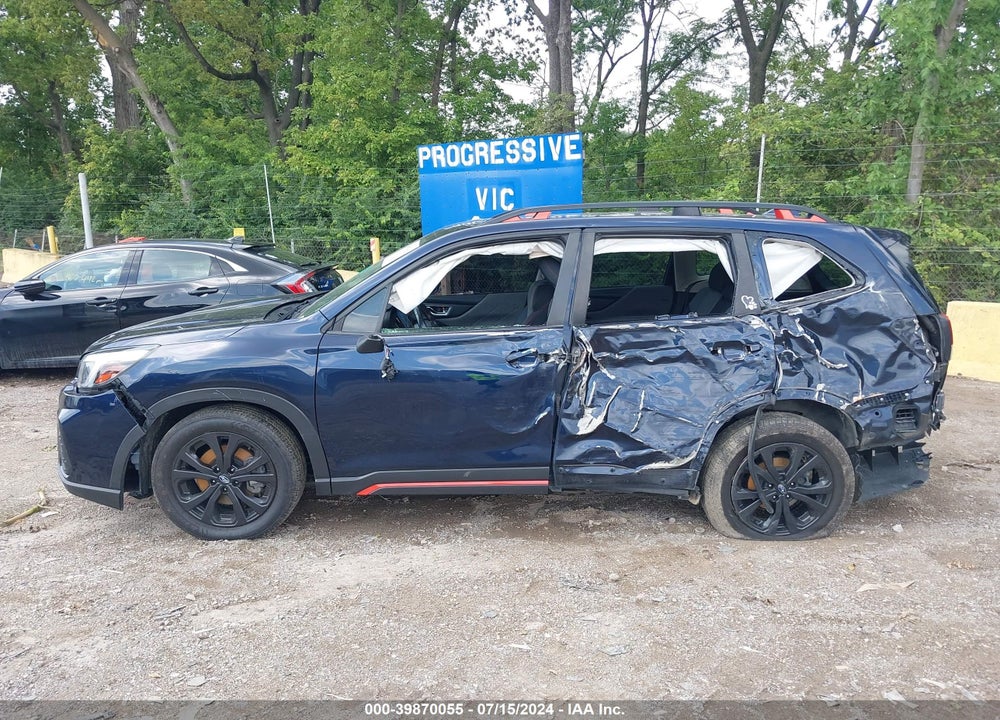 2021 SUBARU FORESTER SPORT VIN: JF2SKARC4MH557590