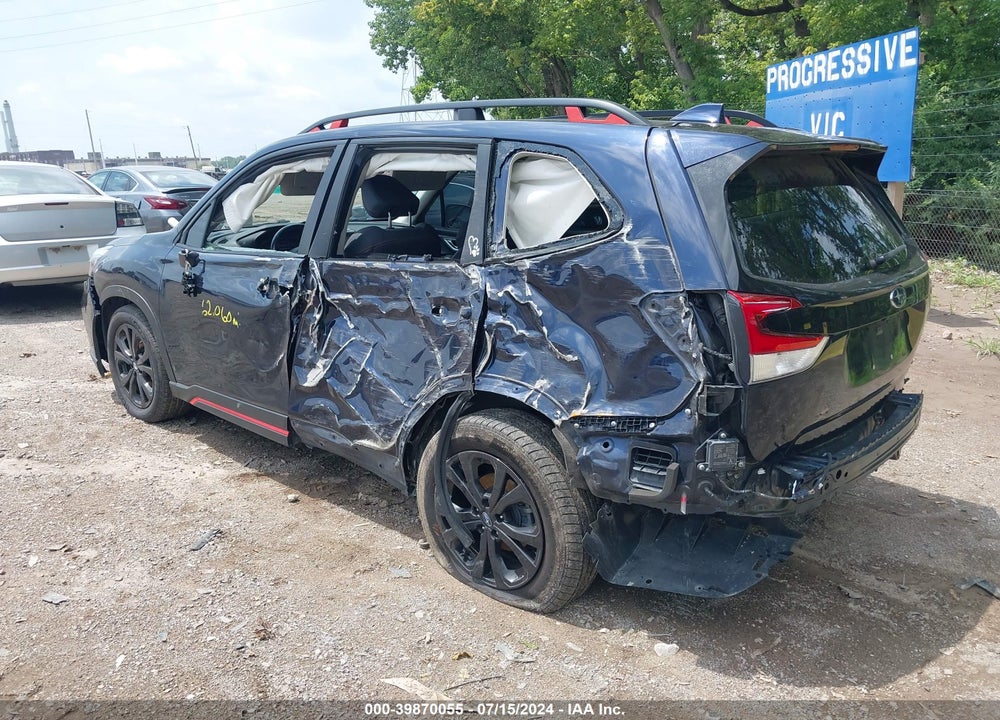 2021 SUBARU FORESTER SPORT VIN: JF2SKARC4MH557590