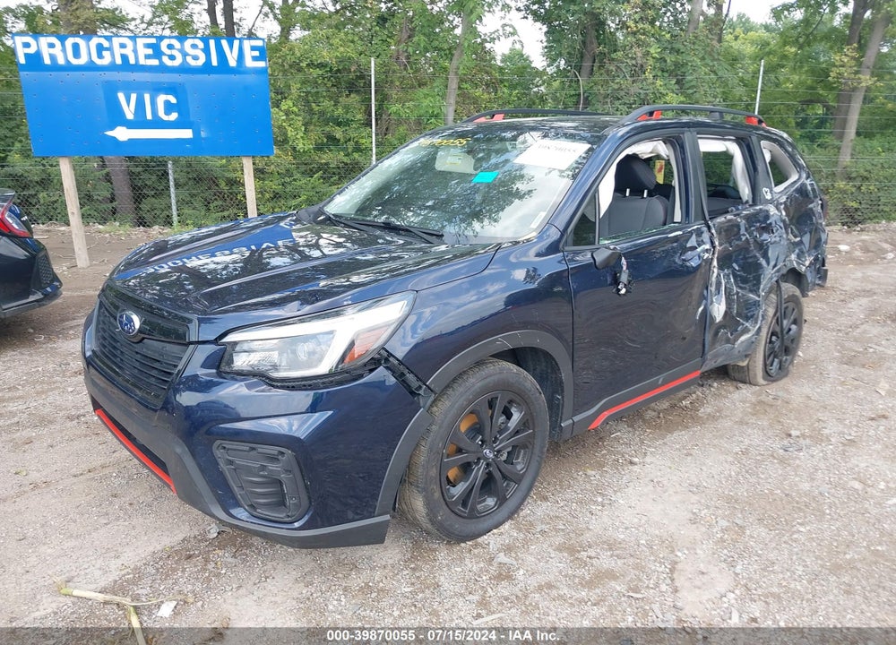 2021 SUBARU FORESTER SPORT VIN: JF2SKARC4MH557590