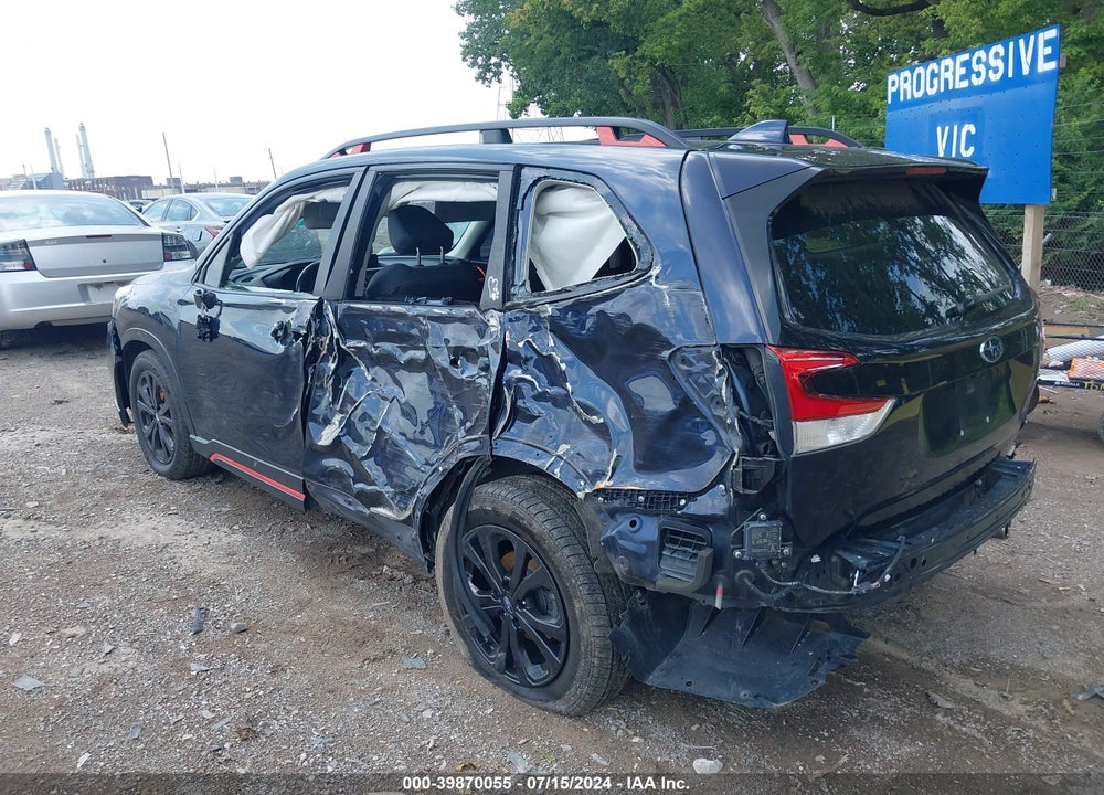 2021 SUBARU FORESTER SPORT VIN: JF2SKARC4MH557590