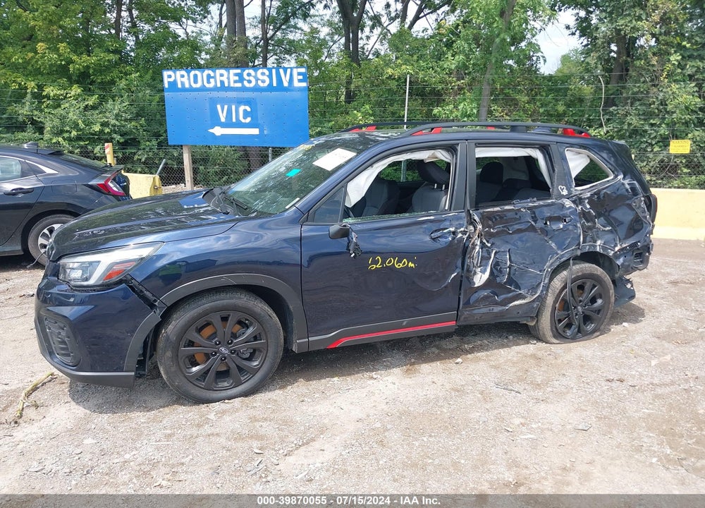 2021 SUBARU FORESTER SPORT VIN: JF2SKARC4MH557590
