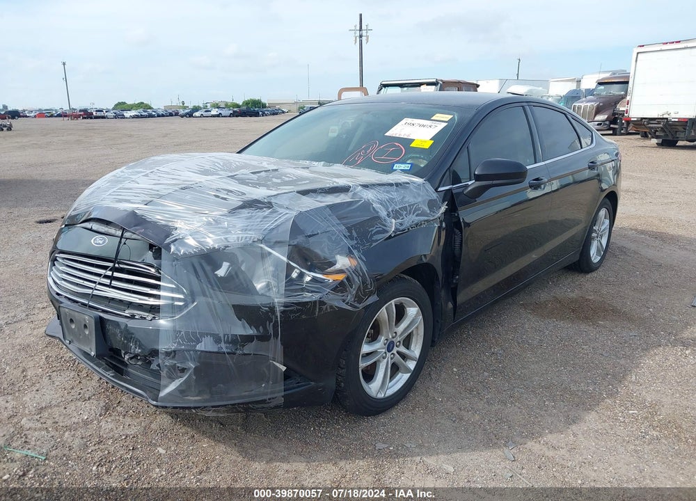 2018 FORD FUSION SE VIN: 3FA6P0HD4JR260101