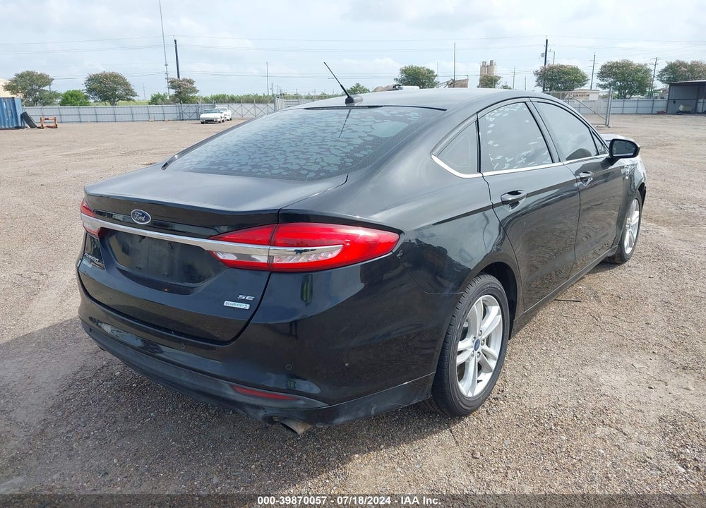 2018 FORD FUSION SE VIN: 3FA6P0HD4JR260101
