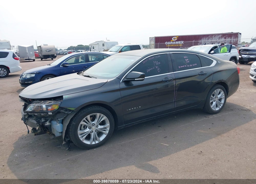 2014 CHEVROLET IMPALA 2LT VIN: 1G1125S31EU115864