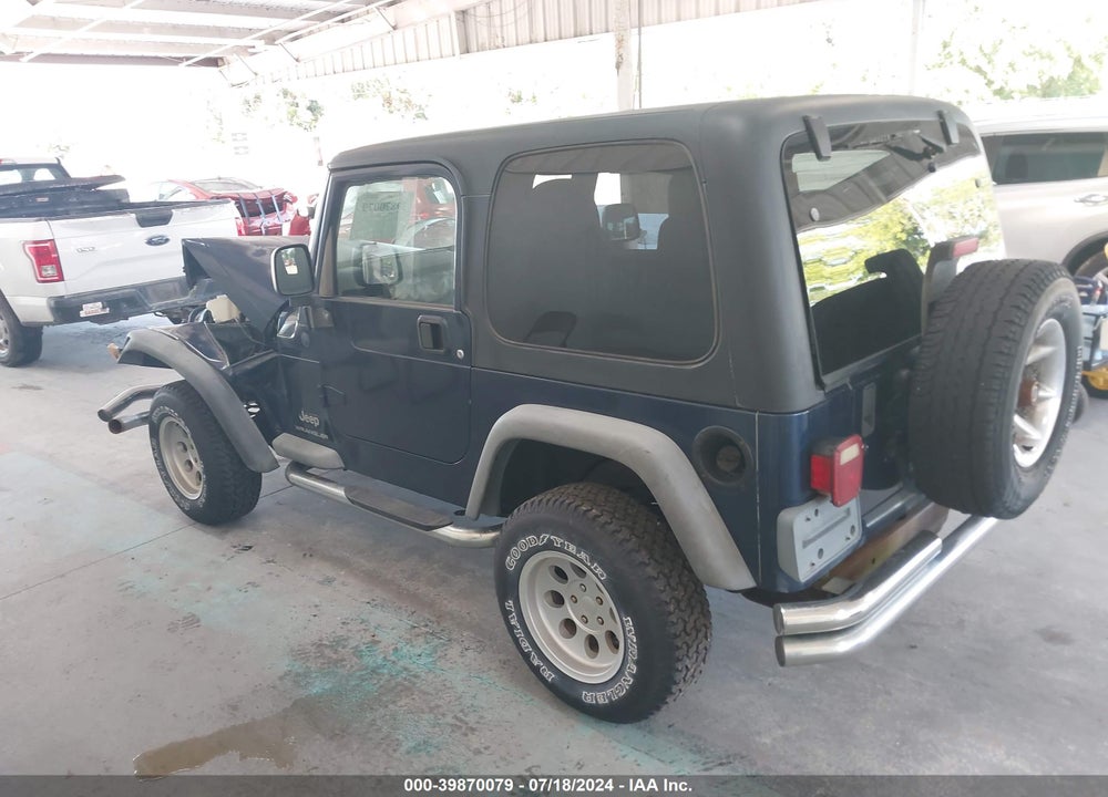 2004 JEEP WRANGLER SPORT RHD VIN: 1J4F449S04P780731