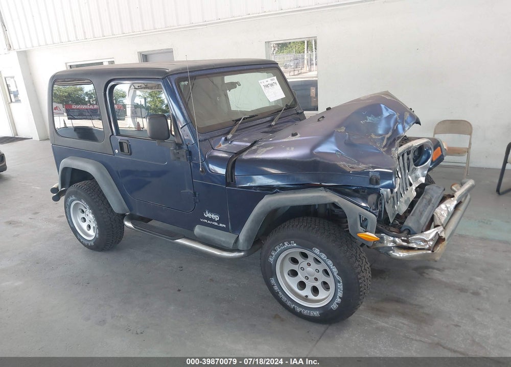 2004 JEEP WRANGLER SPORT RHD VIN: 1J4F449S04P780731