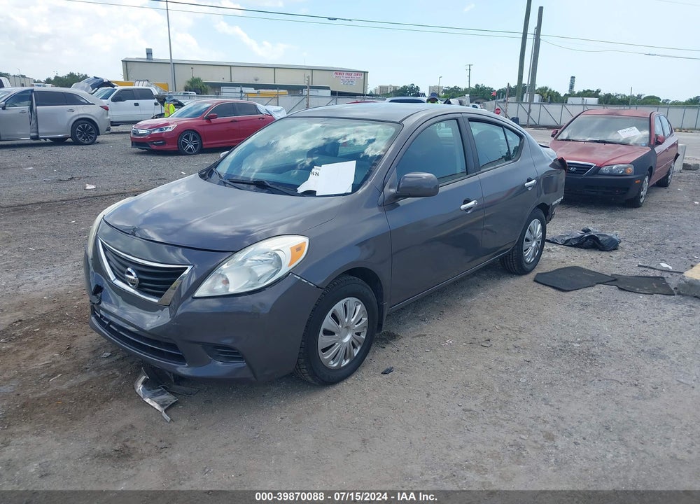 2012 NISSAN VERSA 1.6 SV VIN: 3N1CN7AP1CL862477