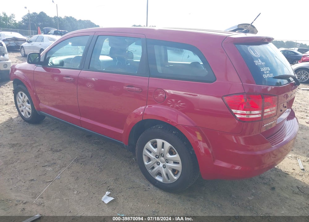 2015 DODGE JOURNEY AMERICAN VALUE PKG VIN: 3C4PDCAB3FT675440