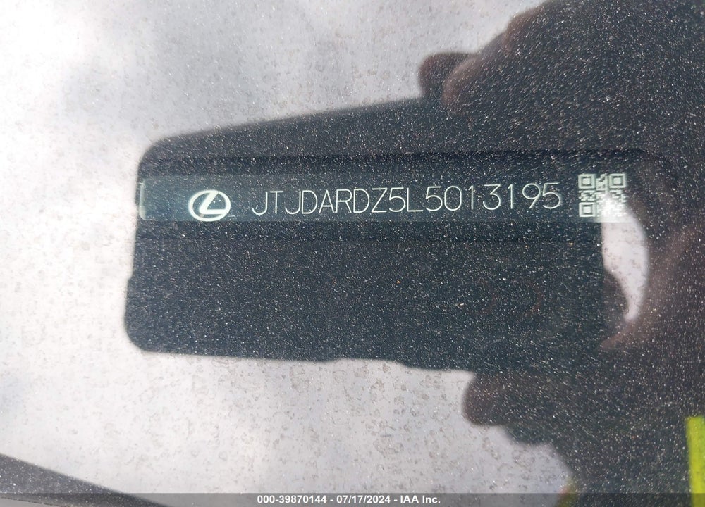 2020 LEXUS NX 300 VIN: JTJDARDZ5L5013195