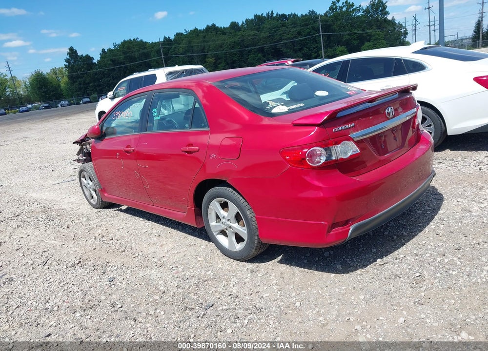 2013 TOYOTA COROLLA S VIN: 5YFBU4EE4DP154201