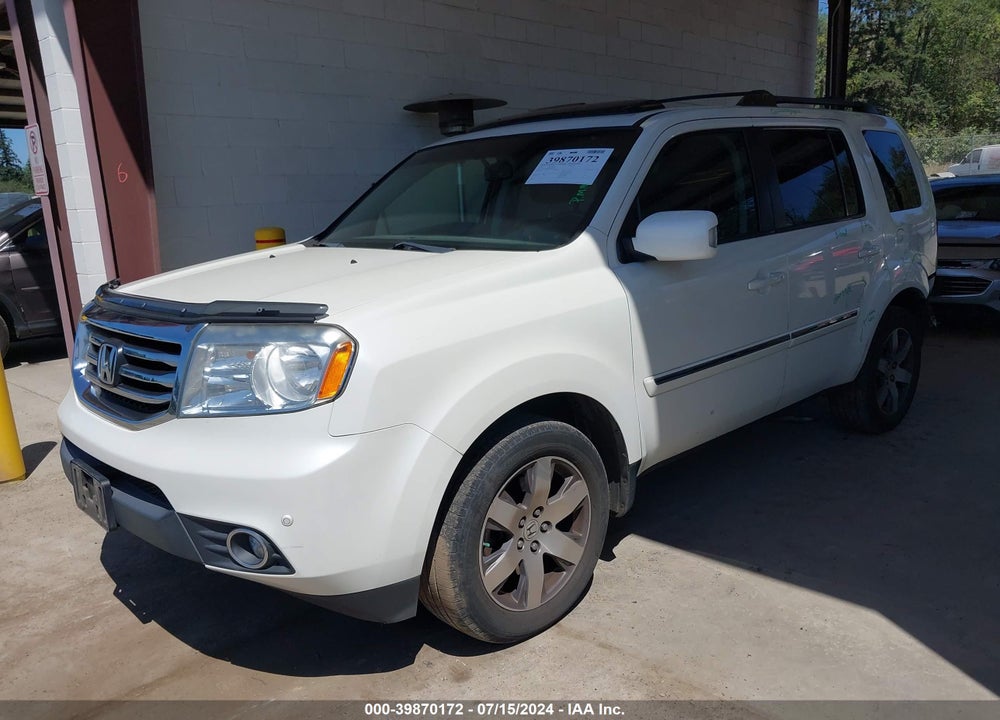 2014 HONDA PILOT TOURING VIN: 5FNYF4H93EB021980