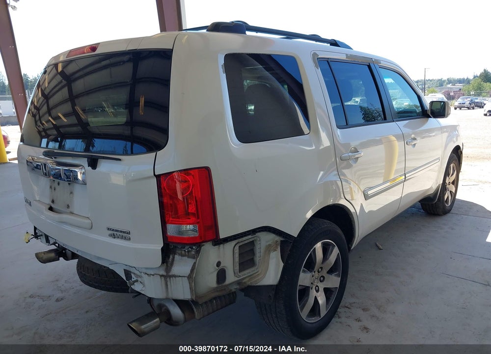 2014 HONDA PILOT TOURING VIN: 5FNYF4H93EB021980