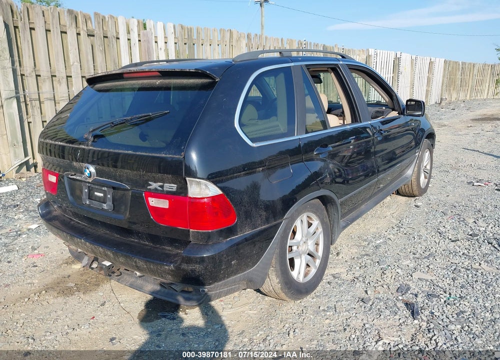 2004 BMW X5 4.4I VIN: 5UXFB53524LV00544