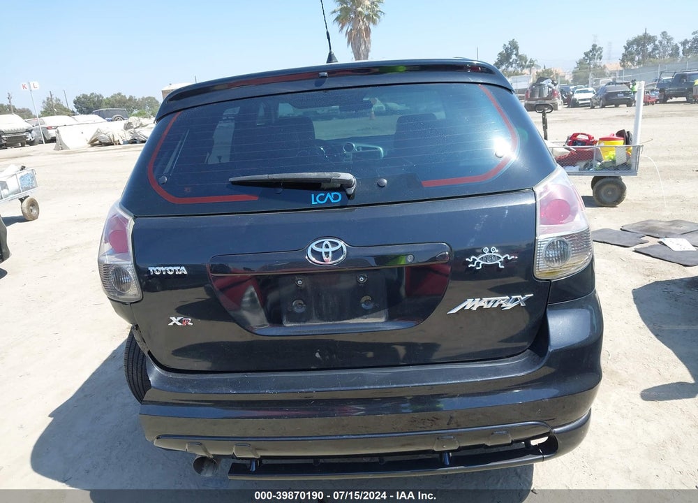 2006 TOYOTA MATRIX/XR VIN: 2T1KR32E66C622786
