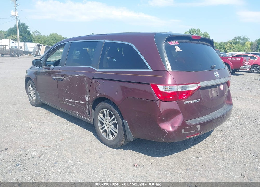 2013 HONDA ODYSSEY EX-L VIN: 5FNRL5H60DB054832