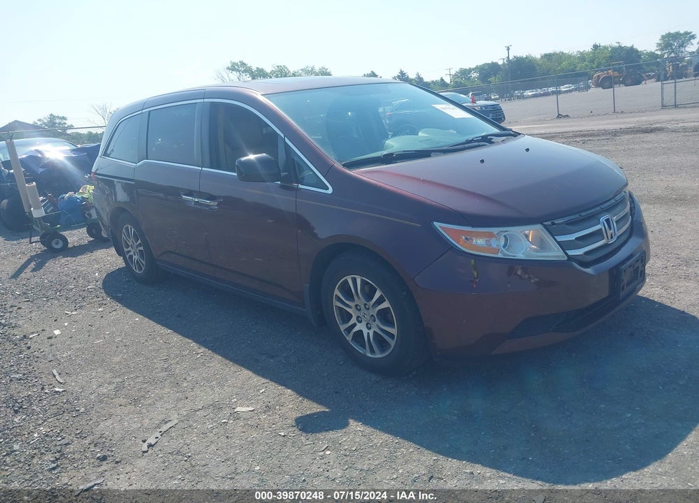 2013 HONDA ODYSSEY EX-L VIN: 5FNRL5H60DB054832