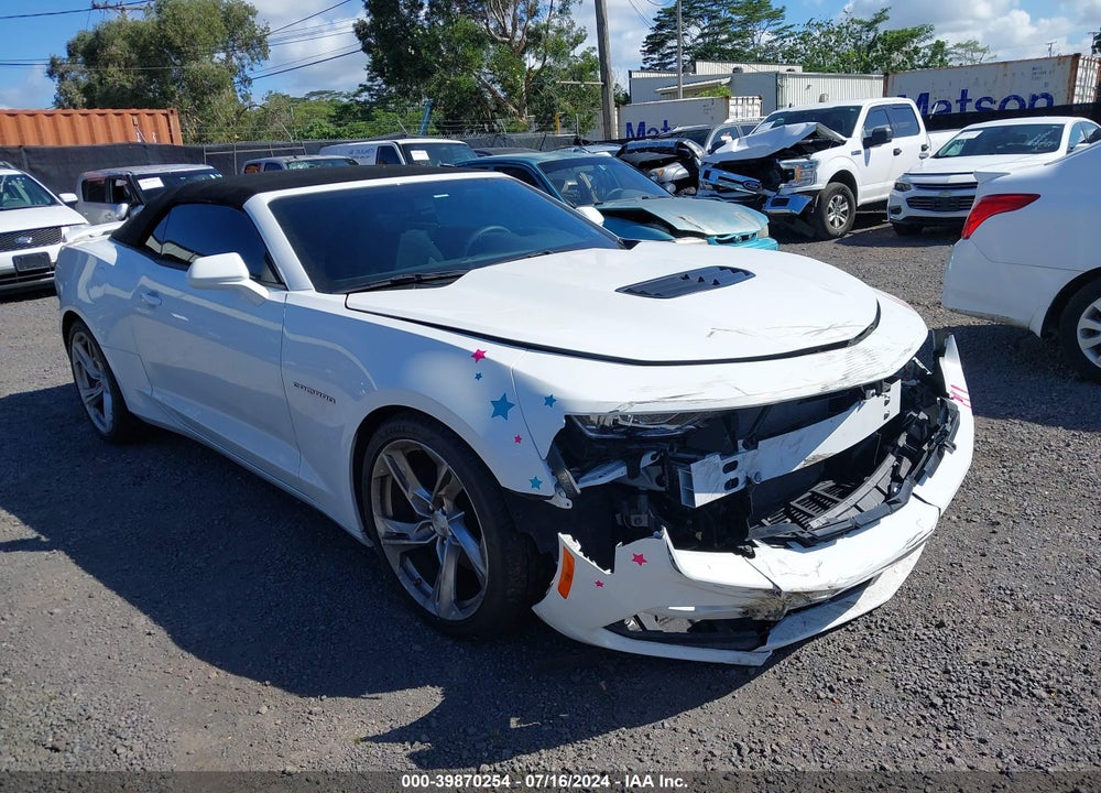 2022 CHEVROLET CAMARO RWD 1SS VIN: 1G1FF3D73N0100921