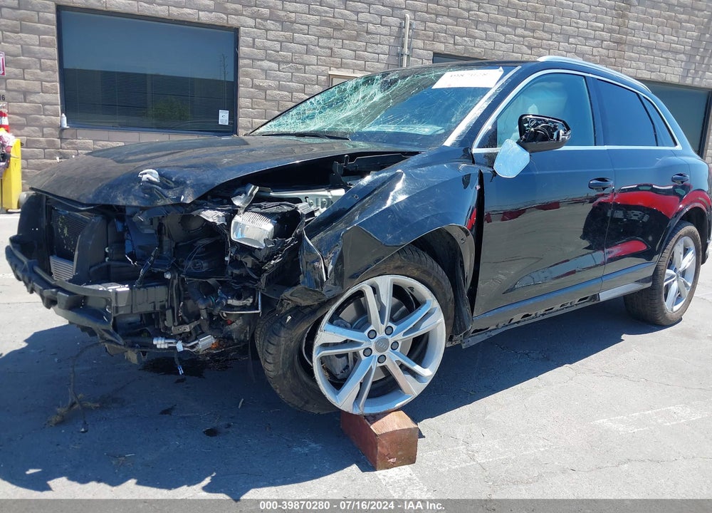 2021 AUDI Q3 PREMIUM 45 TFSI S LINE QUATTRO TIPTRONIC VIN: WA1DECF35M1045385