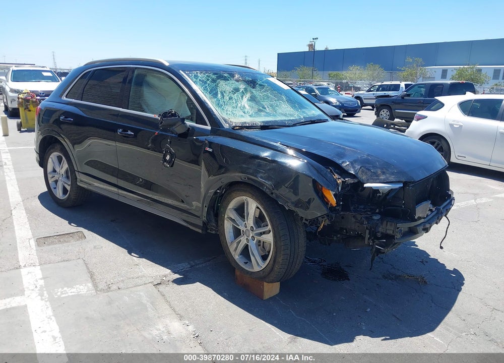 2021 AUDI Q3 PREMIUM 45 TFSI S LINE QUATTRO TIPTRONIC VIN: WA1DECF35M1045385