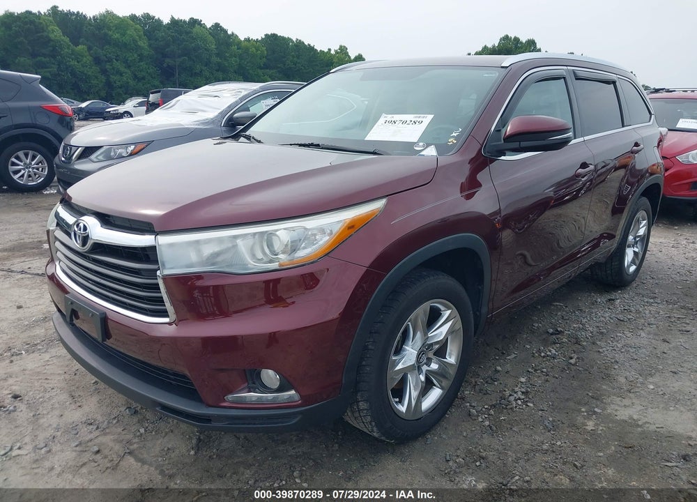 2016 TOYOTA HIGHLANDER VIN: 5TDYKRFH7GS181622