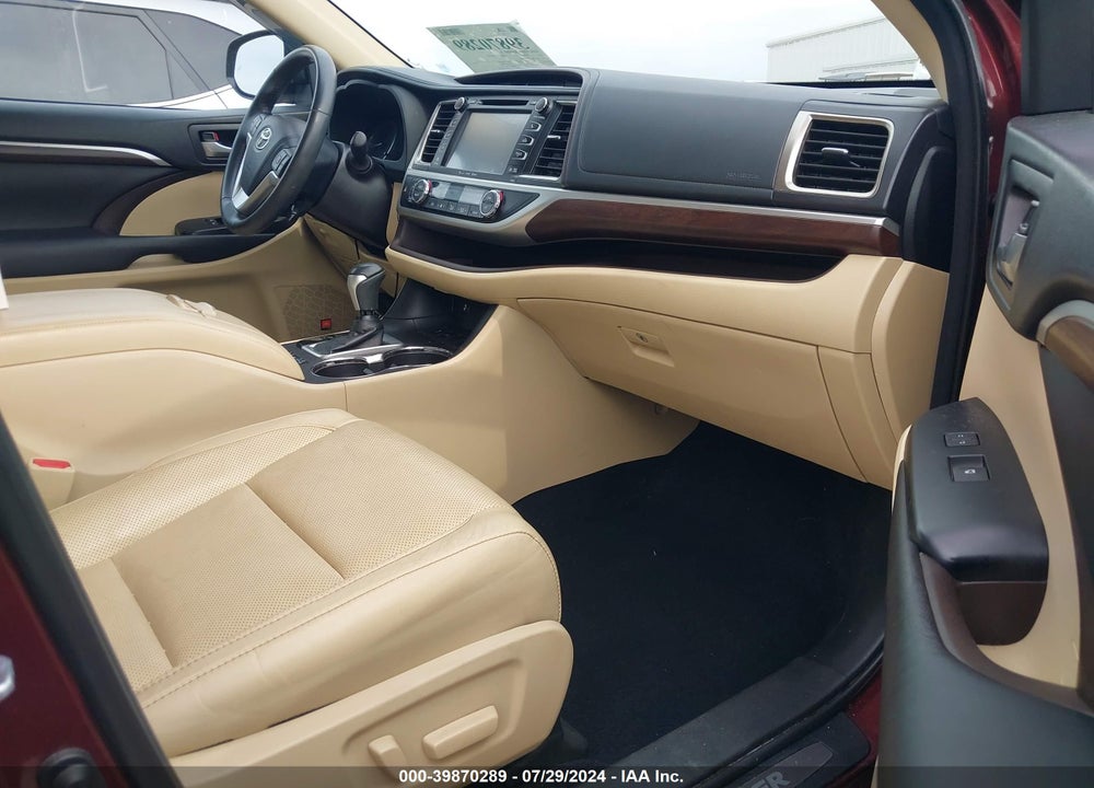 2016 TOYOTA HIGHLANDER VIN: 5TDYKRFH7GS181622