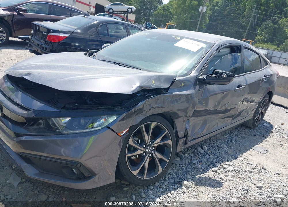 2021 HONDA CIVIC SPORT VIN: 2HGFC2F85MH512348
