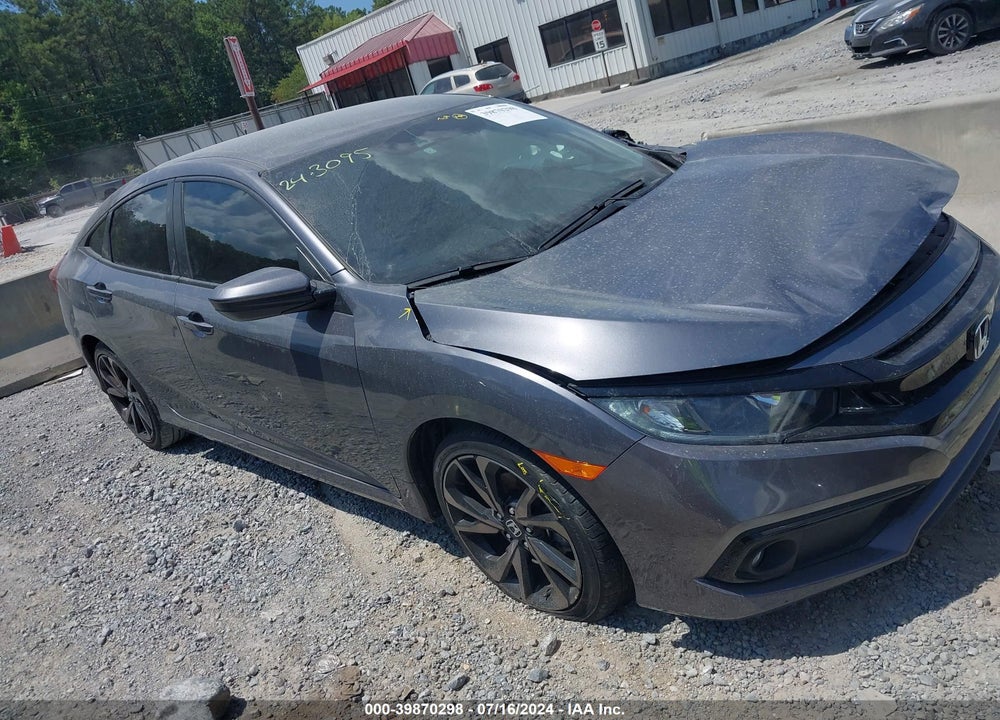 2021 HONDA CIVIC SPORT VIN: 2HGFC2F85MH512348