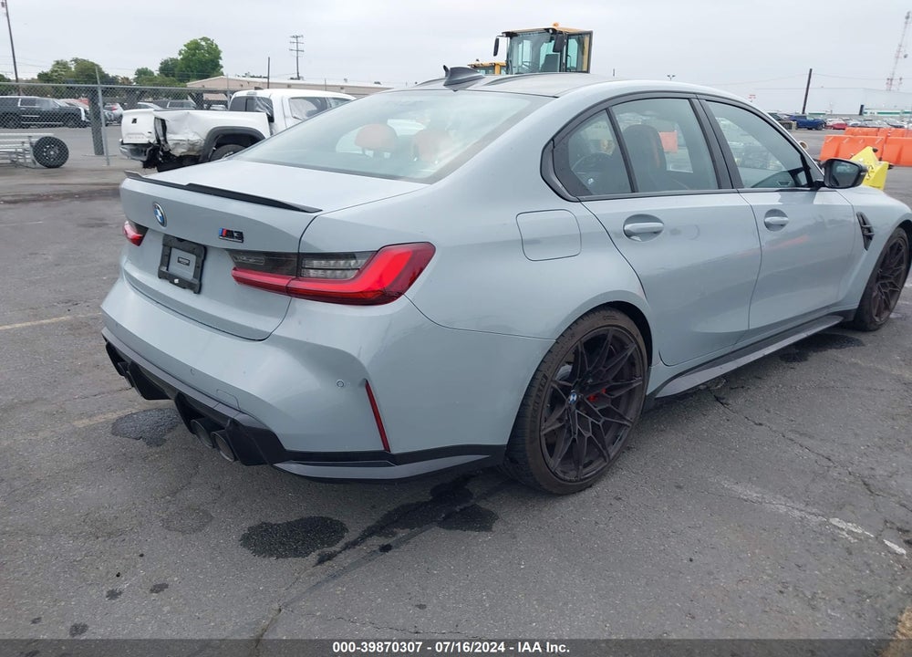 2022 BMW M3 COMPETITION VIN: WBS33AY02NFL62066