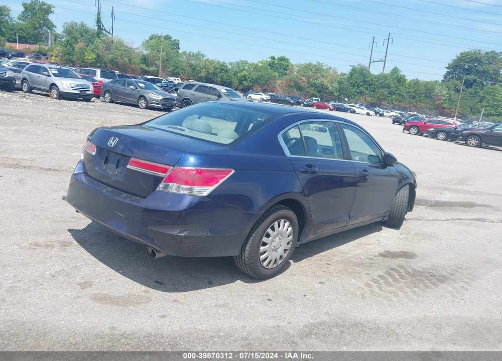 2012 HONDA ACCORD 2.4 LX VIN: 1HGCP2F30CA117308