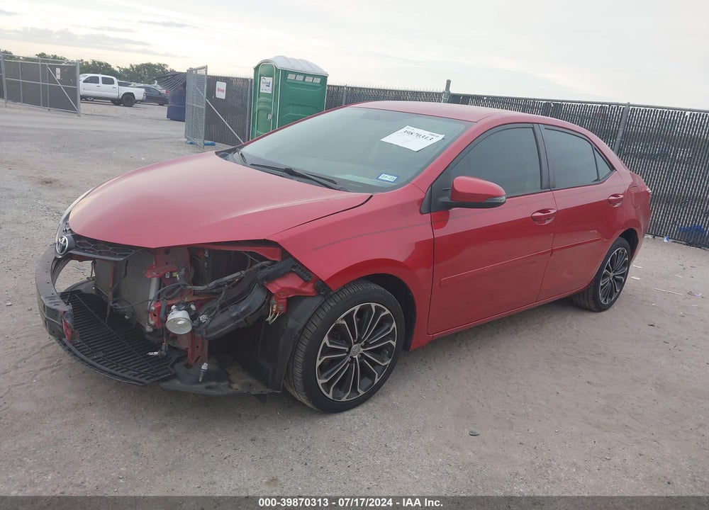 2016 TOYOTA COROLLA S PLUS VIN: 2T1BURHE6GC554998