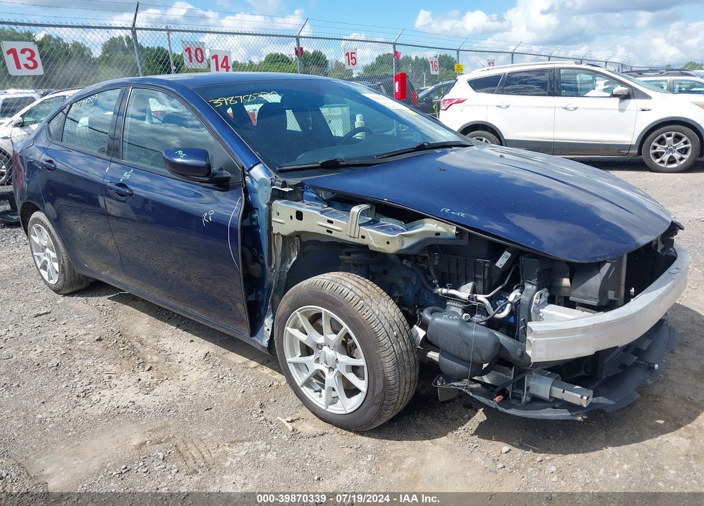 2015 DODGE DART SXT VIN: 1C3CDFBB1FD120530