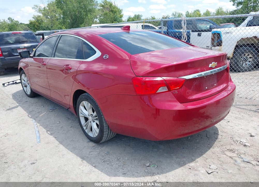 2015 CHEVROLET IMPALA 2LT VIN: 2G1125S38F9242769